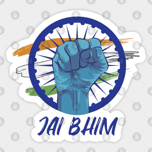 Ambedkar Jayanthi Jai Bhim / Bheem India Indian Design Sticker by alltheprints